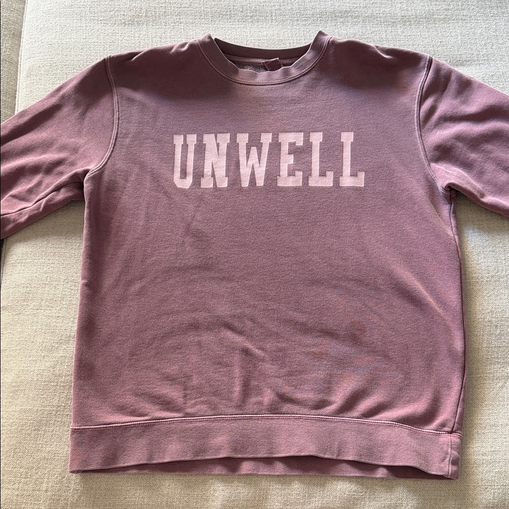 Call Her Daddy Pink 'UNWELL' Crewneck